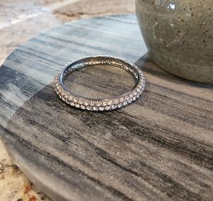 Dazzling Silver Crystal Bracelet